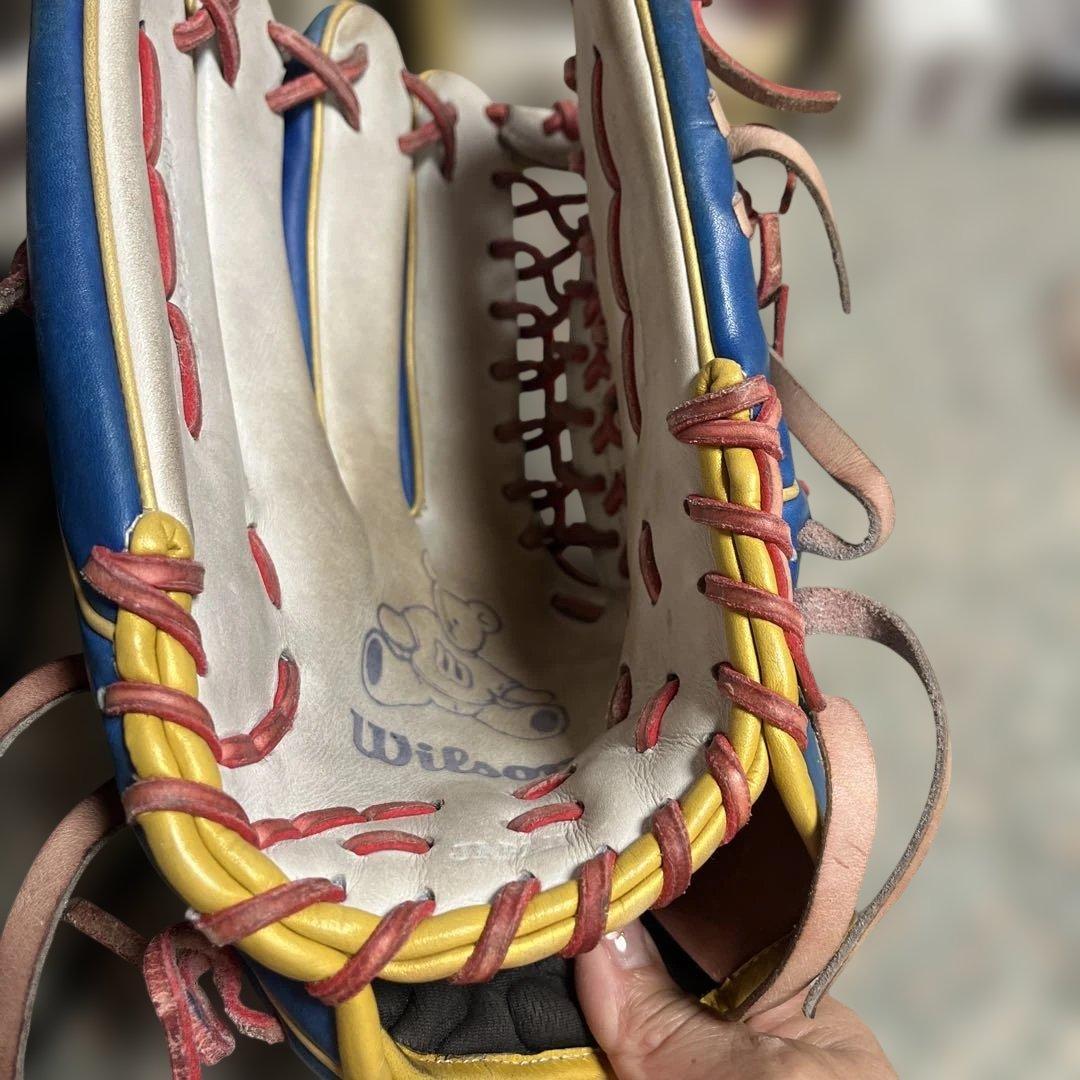 Wilson 軟式野球グローブ 左利き用外野手用