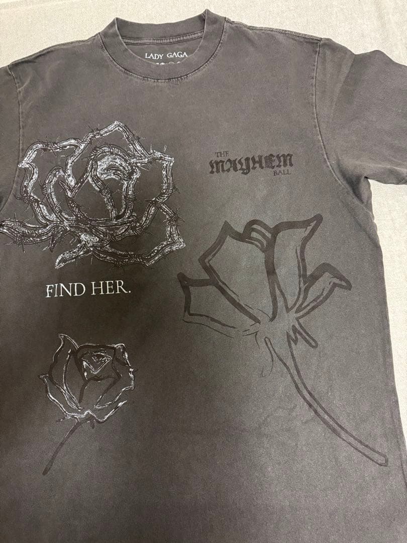 レディガガ LADY GAGA MAYHEM ROSES SS Tシャツ M