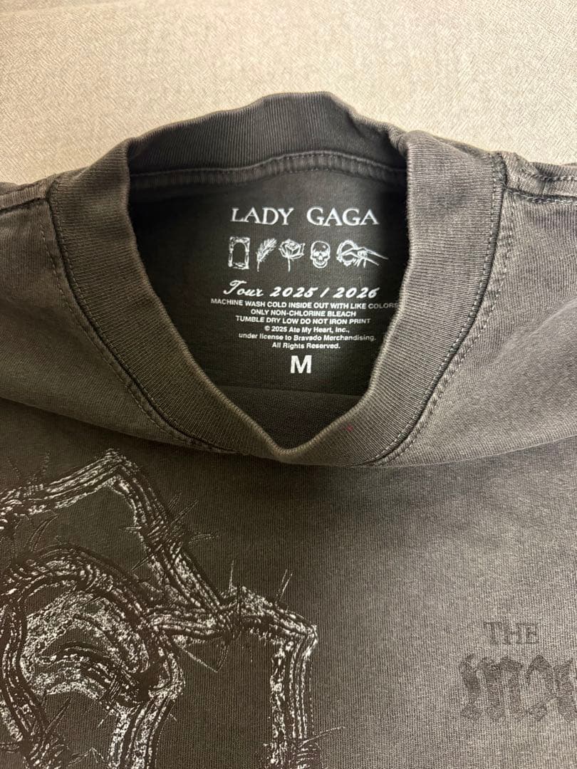 レディガガ LADY GAGA MAYHEM ROSES SS Tシャツ M