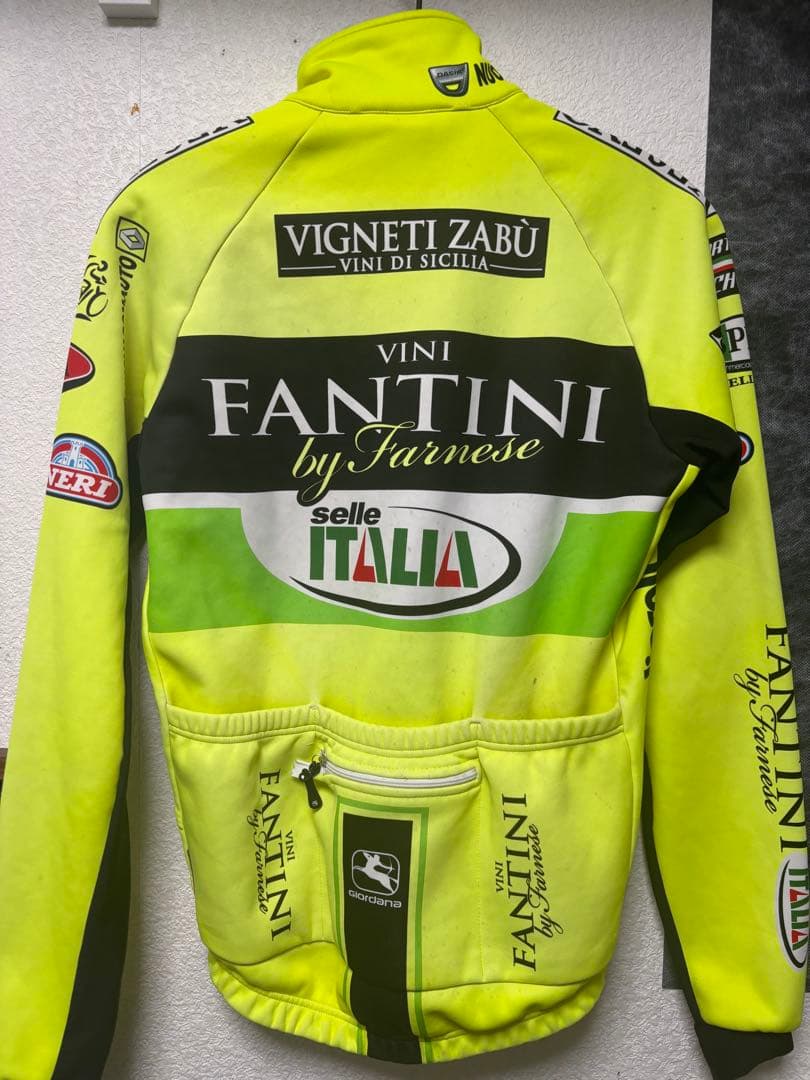 VINI FANTINI 蛍光イエロー サイクルジャージ　Mサイズ