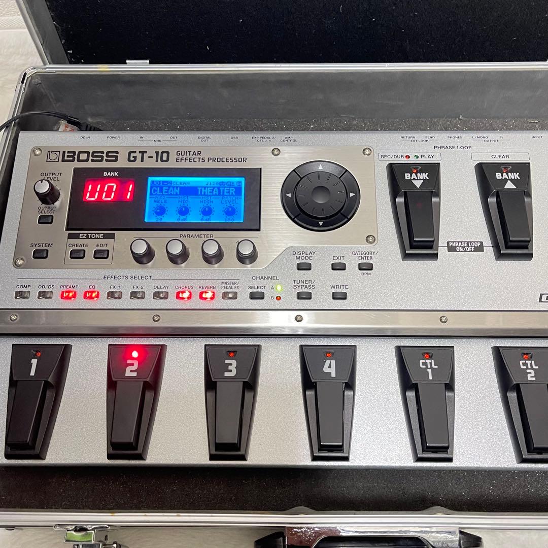BOSS GT-10 マルチエフェクター　ケース付き