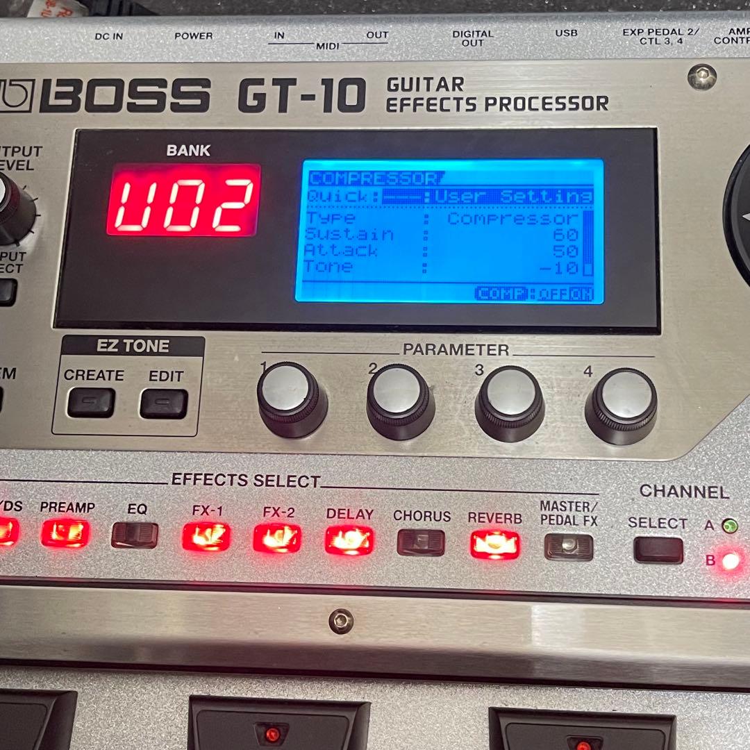 BOSS GT-10 マルチエフェクター　ケース付き