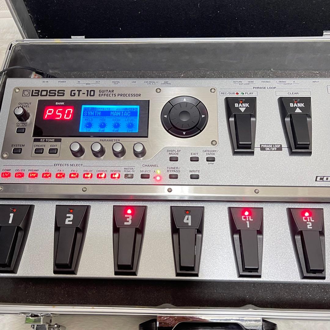 BOSS GT-10 マルチエフェクター　ケース付き