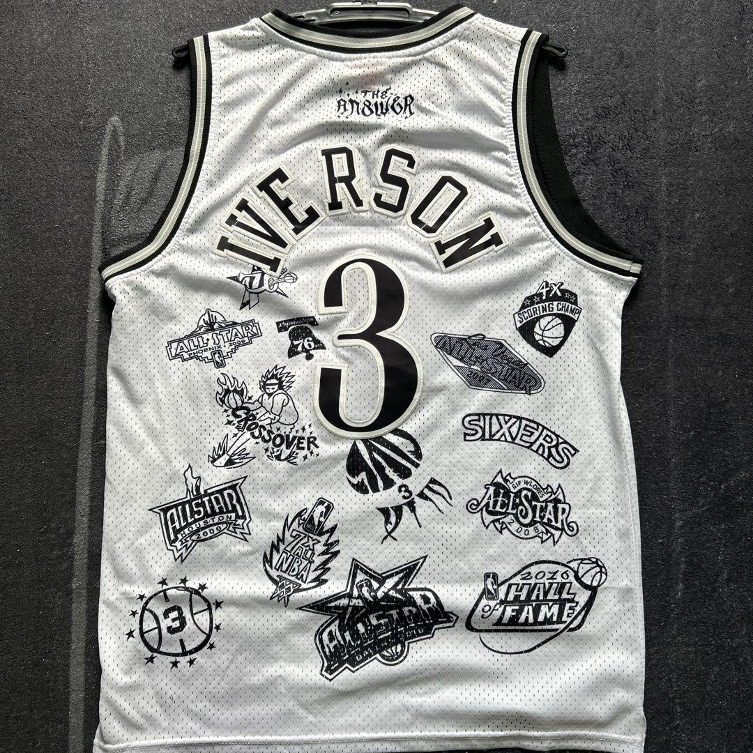 Iverson 3 Sixers メッシュジャージ 1997-98