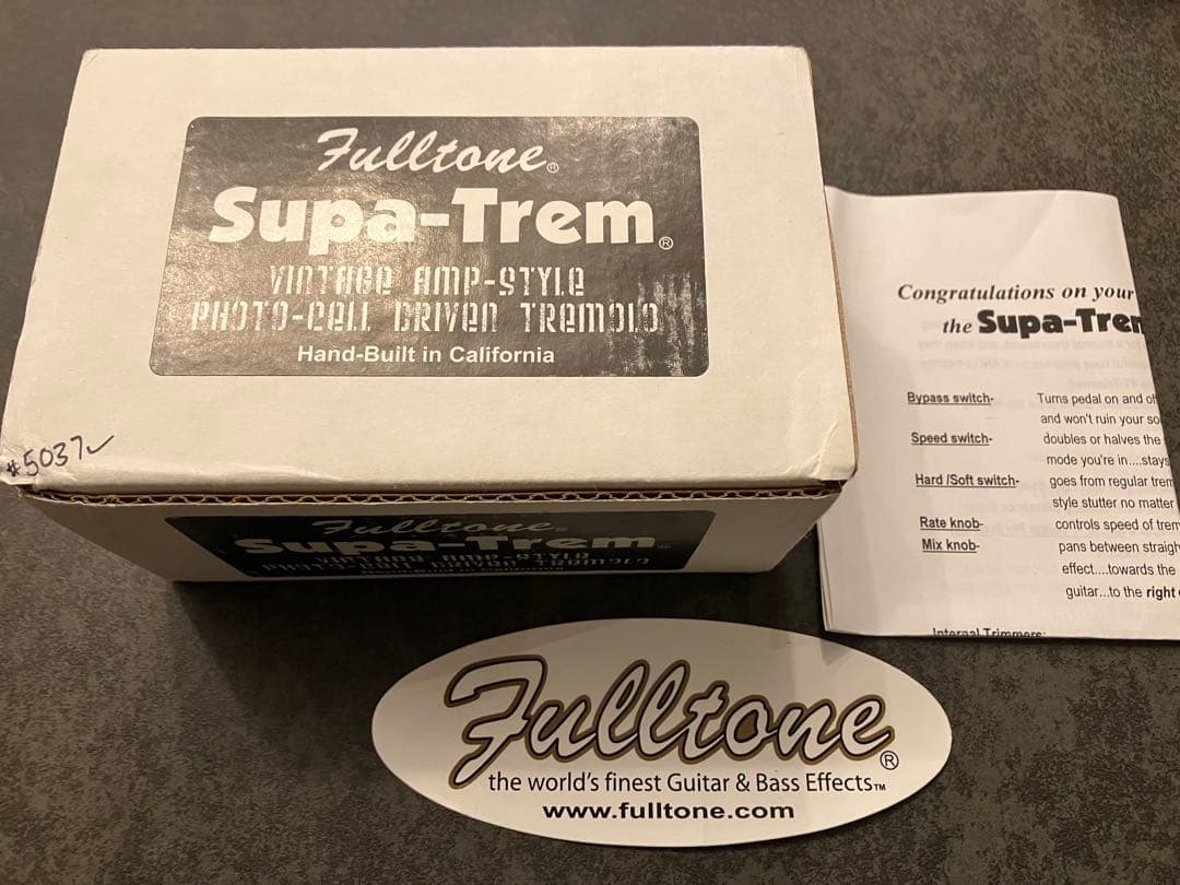 Fulltone Supa-Trem フルトーン トレモロ