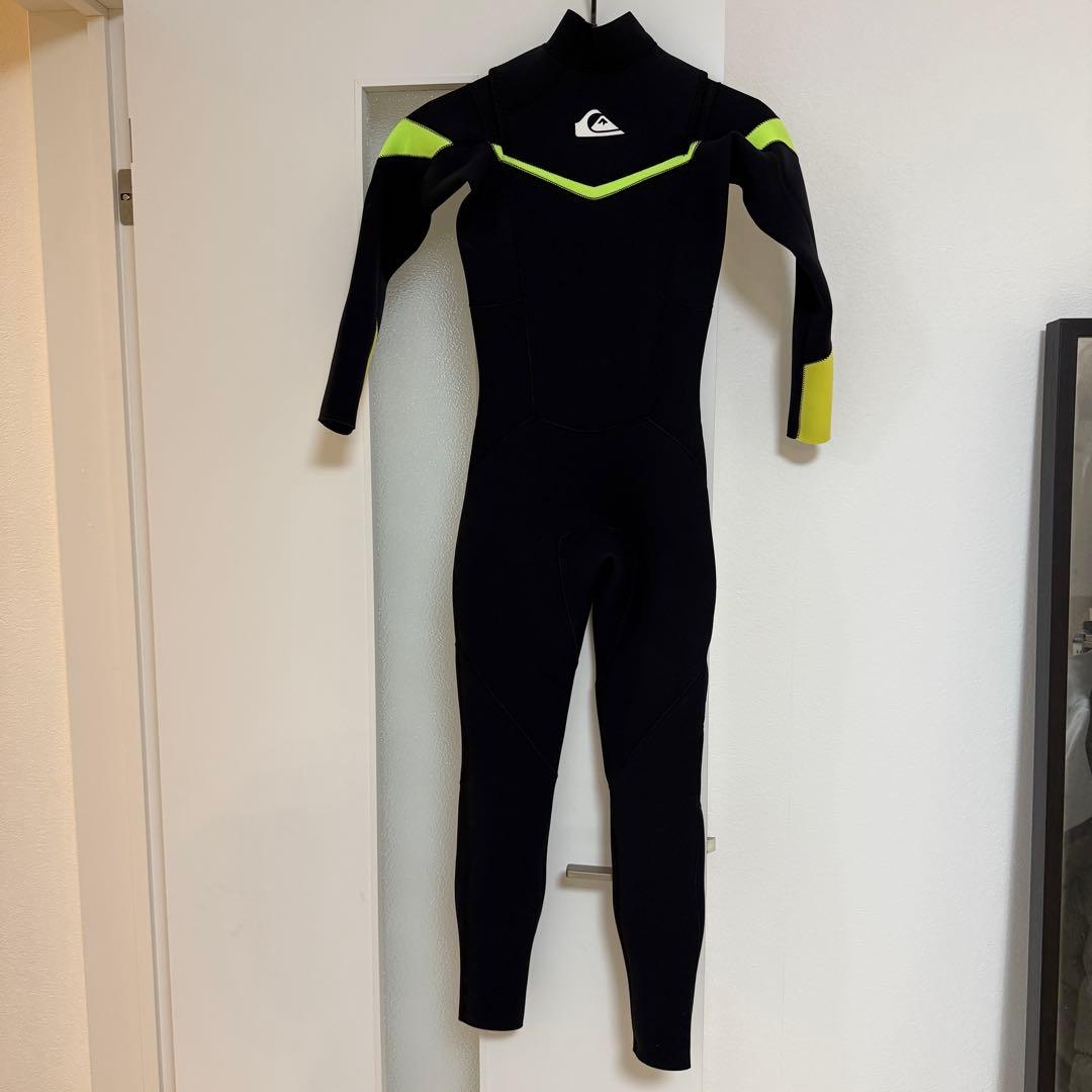 【新品】Quiksilver フルスーツ ブラック/イエロー