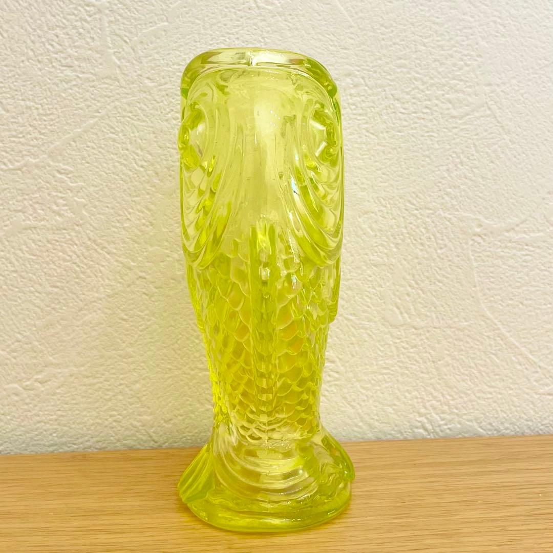 ◎ オールドバカラ BACCARAT ジャポニズム 鯉型花瓶 フラワーベース