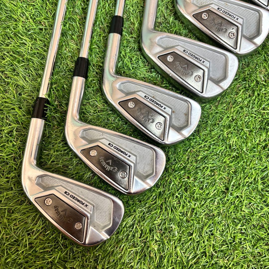 【高安定性】キャロウェイ X FORGED CB 2021 8本 アイアンセット