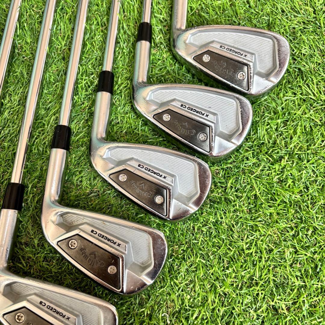【高安定性】キャロウェイ X FORGED CB 2021 8本 アイアンセット