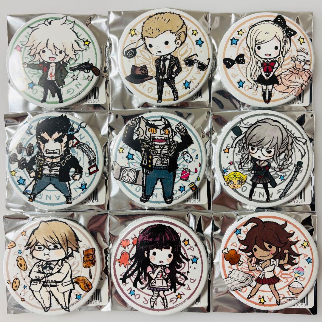 ダンガンロンパ グラフアートデザイン 02 缶バッジ 全18種セット 狛枝凪斗