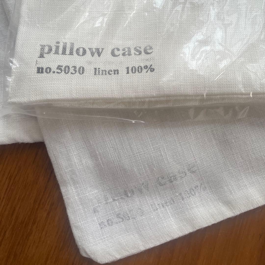 fog linen work ピローケース ホワイト2枚