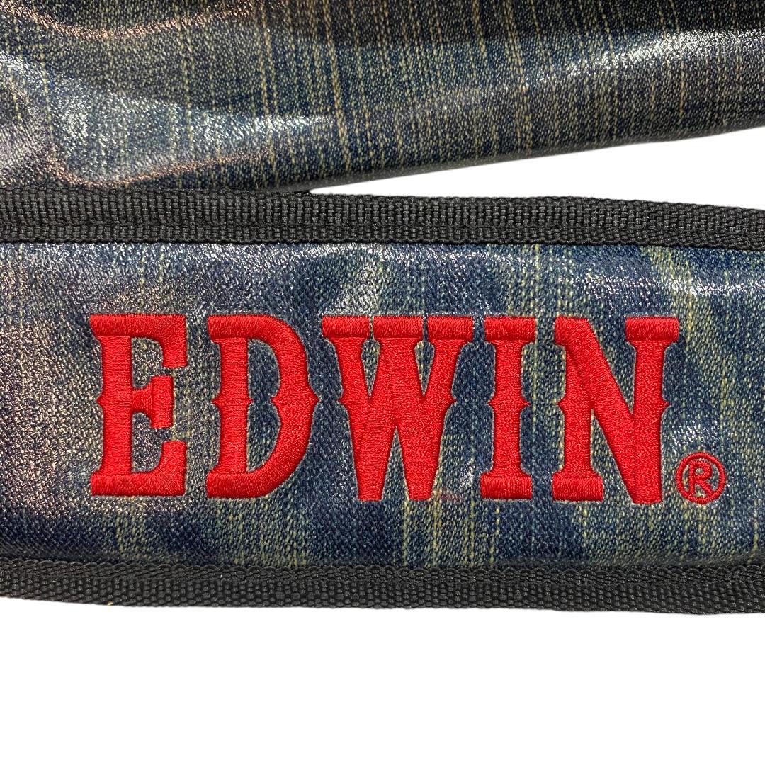EDWIN エドウィン デニム風 ボストンバッグ デニム柄 ゴルフ