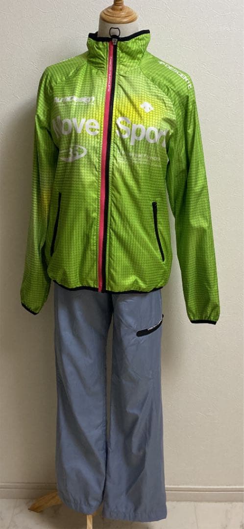 【DESCENTE/デサント】レディースL ウィンドブレーカー 上下セット
