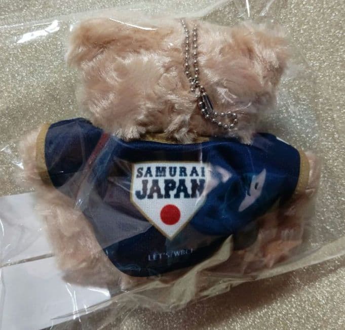 【新品未使用】2026 WBCユニフォームベアキーチェーン（ビジター＆WBC）