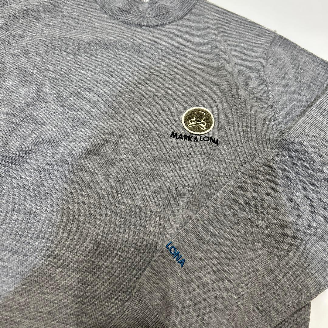新品❤️MARK&LONA グレー クルーネックセーター