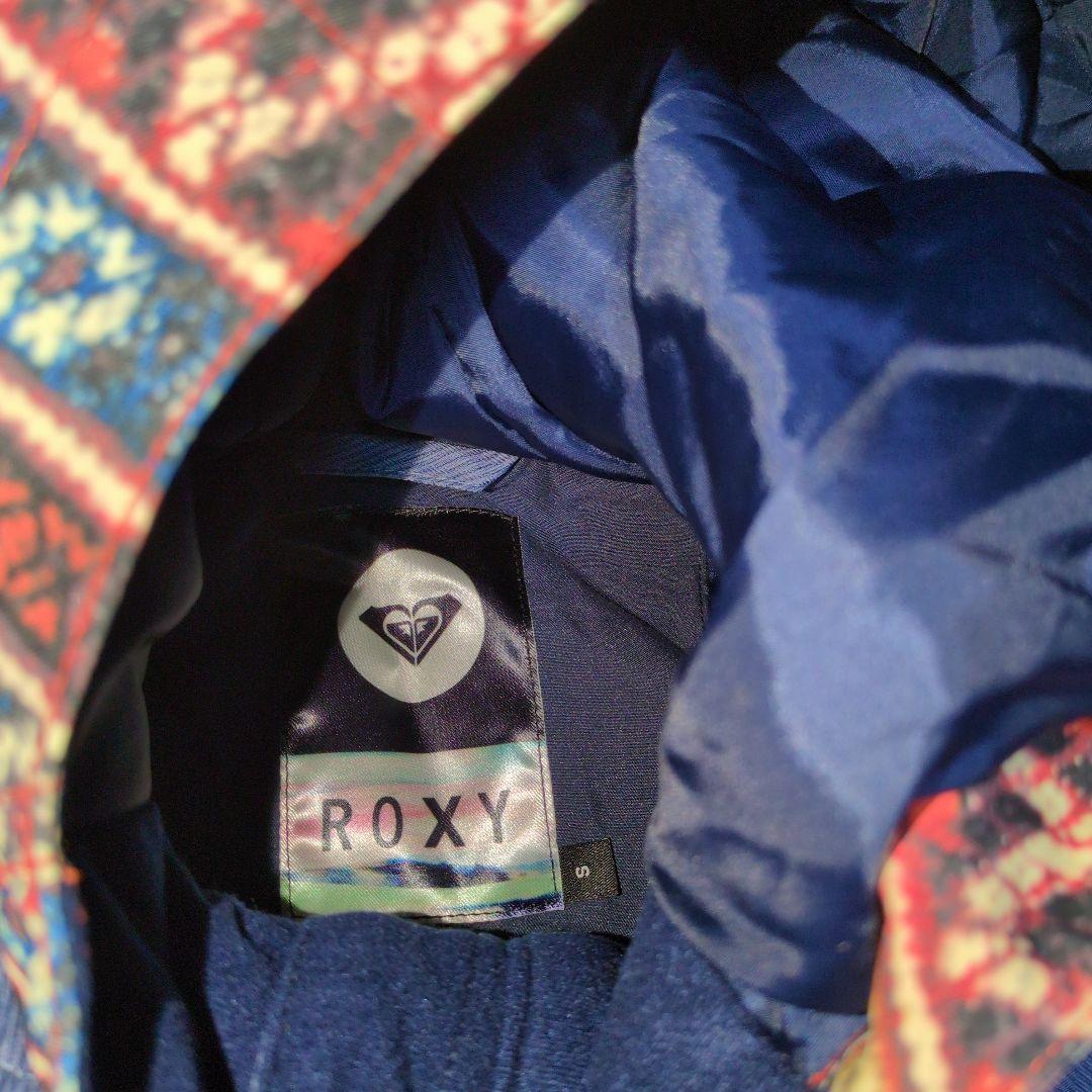 ROXY　スノボウェア　セットアップ　上下　Ｓ　デニム風　ワインレッド