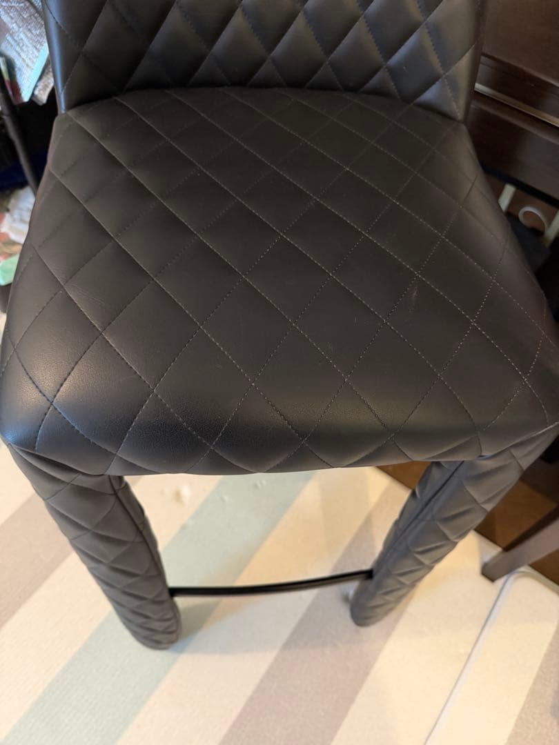 美品×1moooi モーイ モンスター カウンターチェア 椅子 黒
