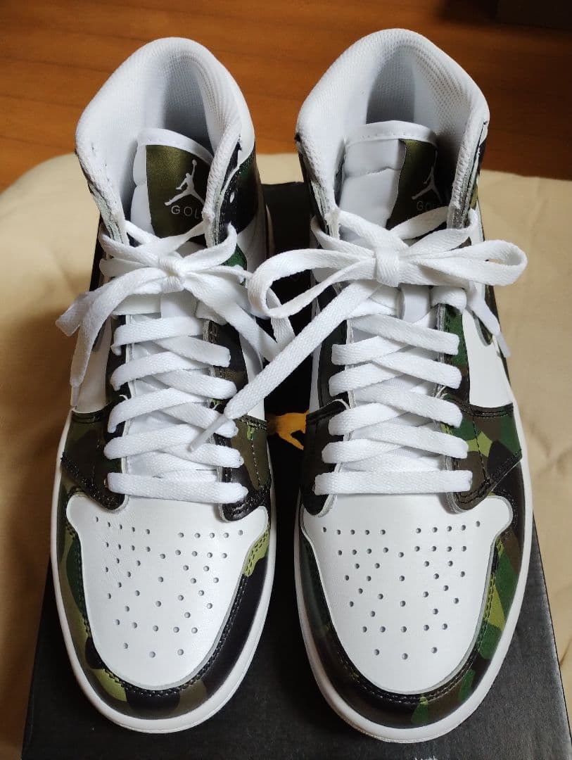 シューズ(男性用) Nike Air Jordan 1 High Golf Camo US7.5