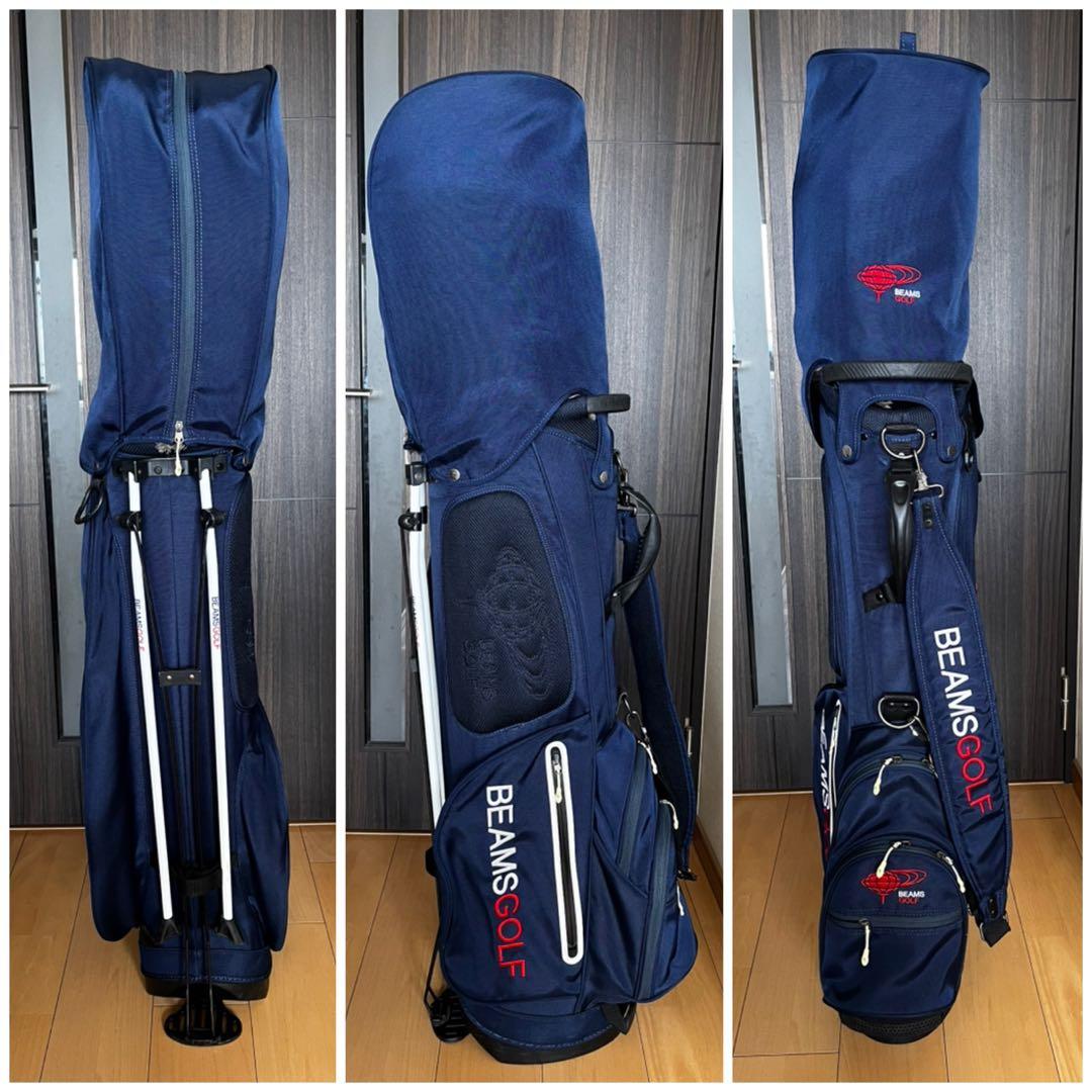 人気良品定番beams golfビームスゴルフ　スタンド型キャディバッグ 9型