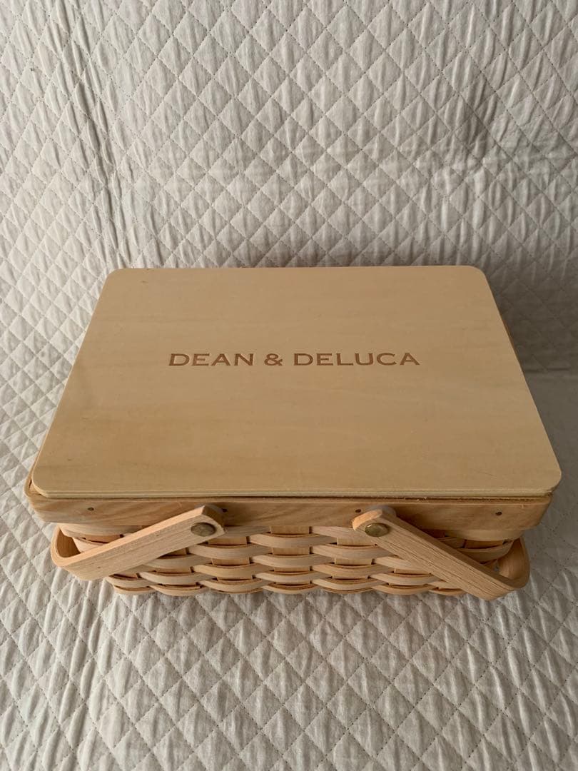 ディーンアンドデルーカDEAN & DELUCA 木製蓋つきバスケットS 2個