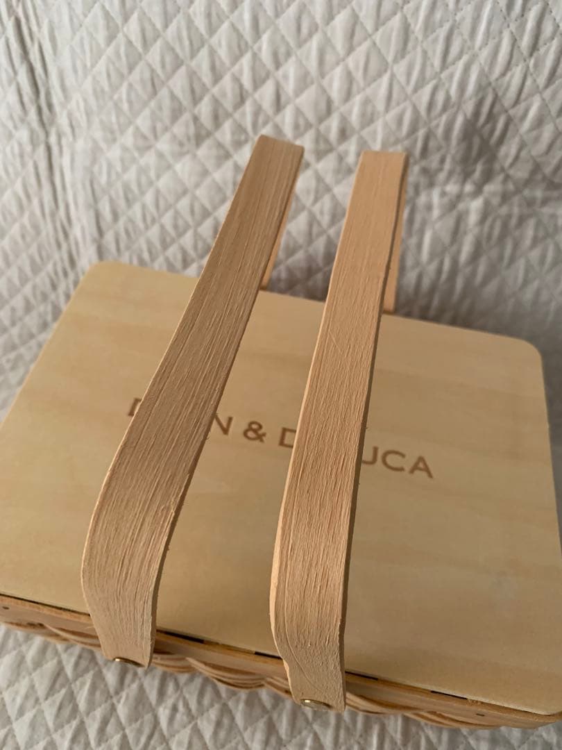 ディーンアンドデルーカDEAN & DELUCA 木製蓋つきバスケットS 2個