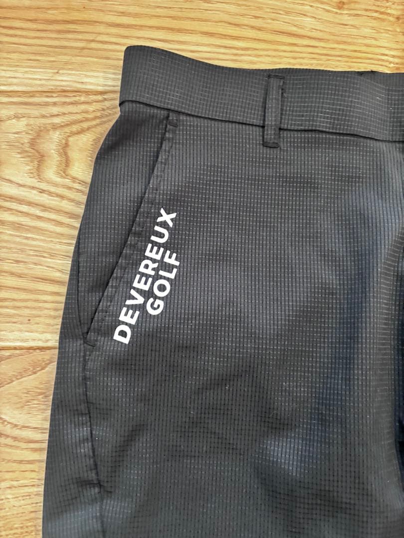 DEVERAUX GOLF DVRX デヴァローゴルフ　ブラックショートパンツ