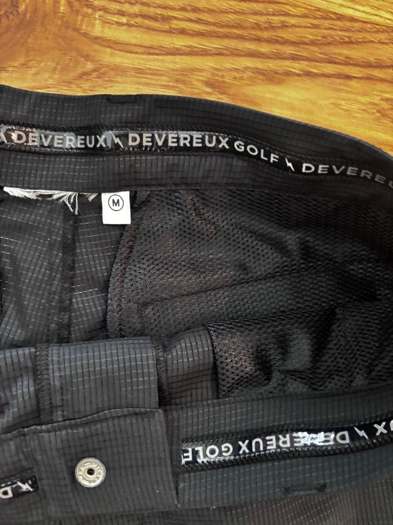 DEVERAUX GOLF DVRX デヴァローゴルフ　ブラックショートパンツ