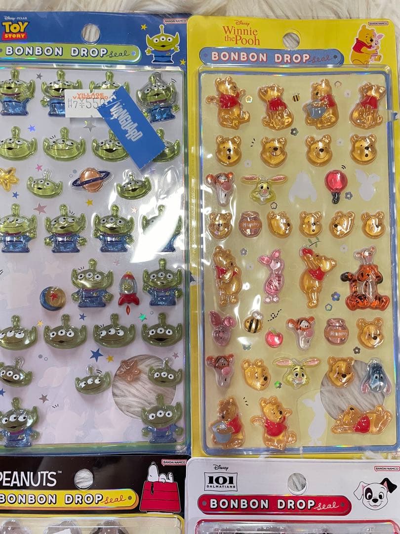 【正規品】 ボンボンドロップシール　スヌーピー　エイリアン　101匹わんちゃん