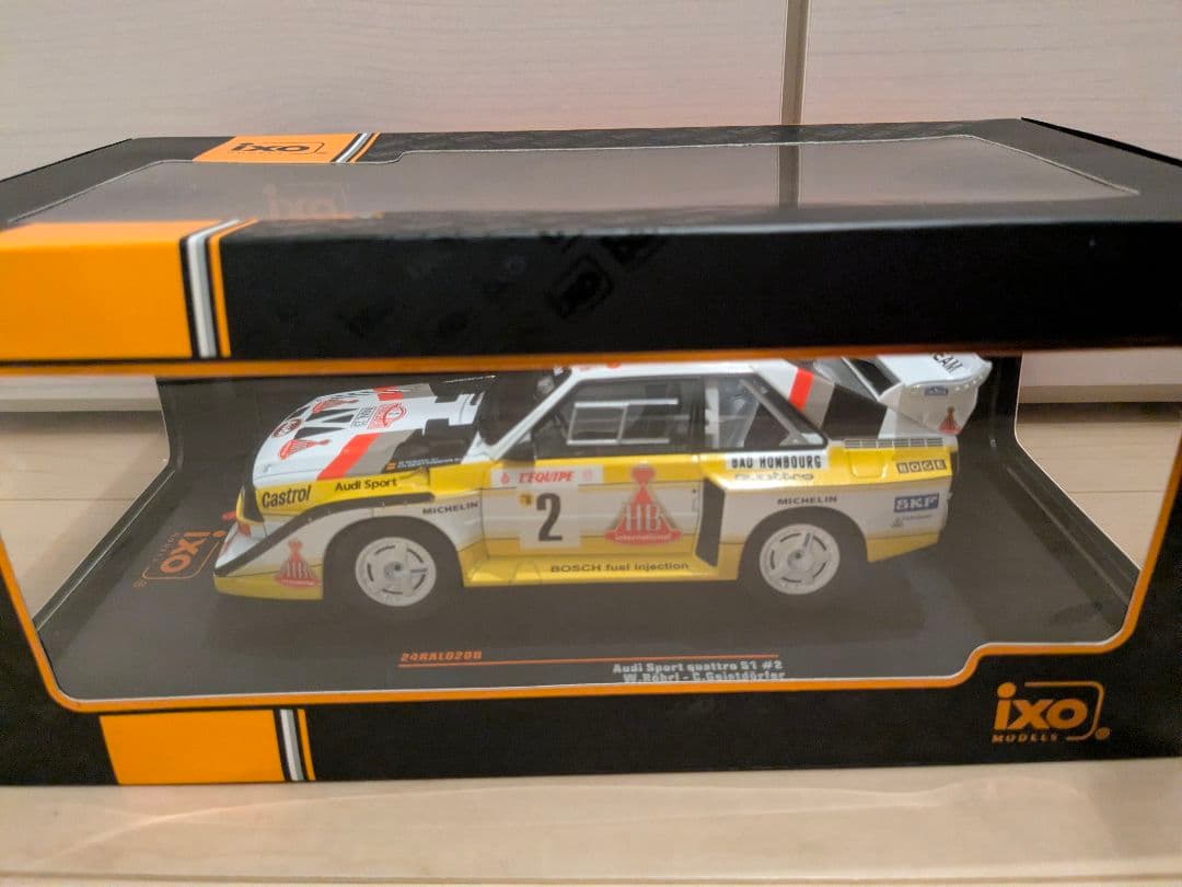 IXOミニカー Audi Sport Quattro S1 1986 1/24
