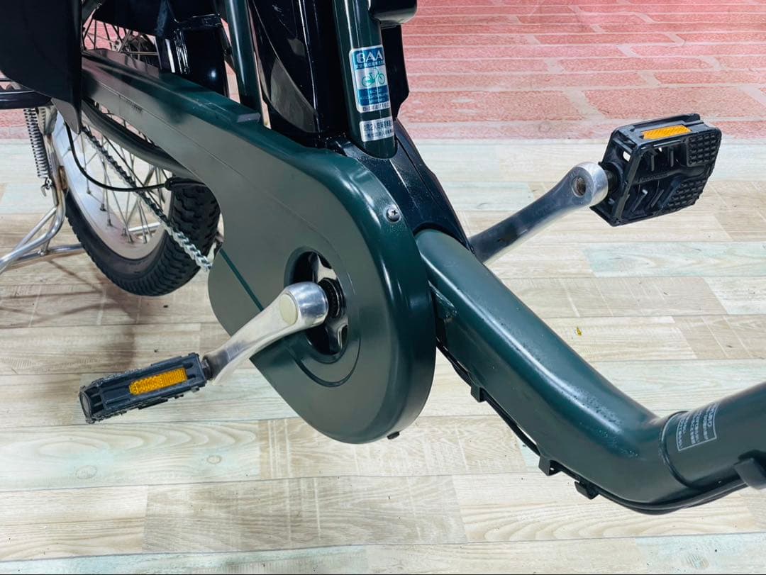 ZK3843 電動自転車 パナソニック ギュット 子供乗せ 20インチ 送料無料