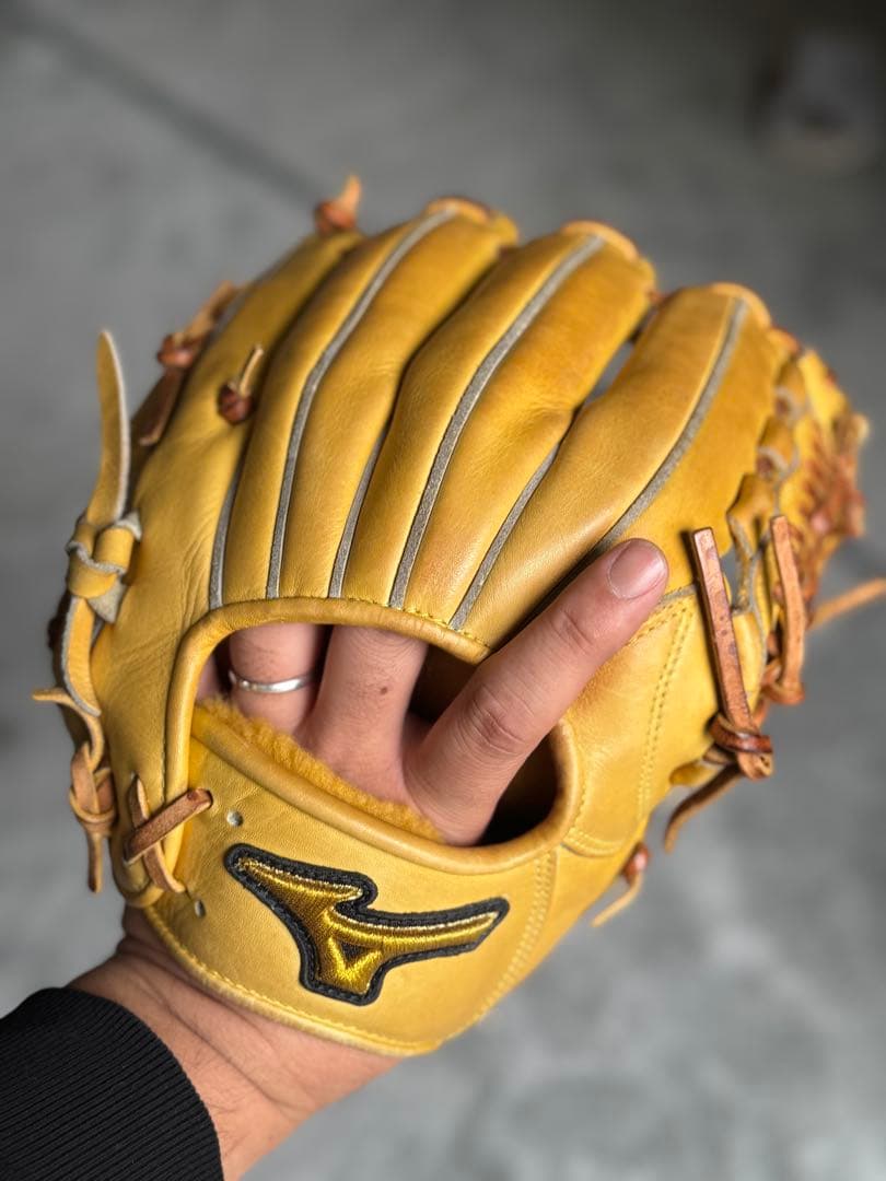 Mizuno Pro 【美品】ミズノプロ　硬式/軟式　 グローブ即戦力　内野外野