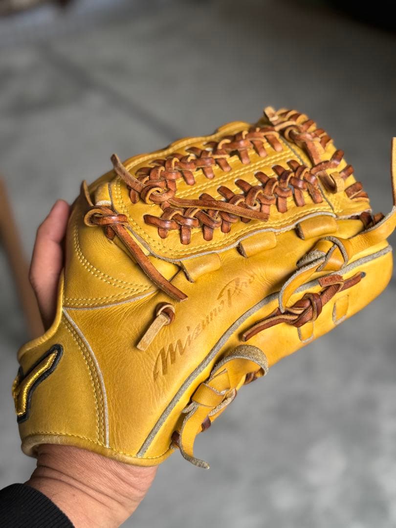 Mizuno Pro 【美品】ミズノプロ　硬式/軟式　 グローブ即戦力　内野外野