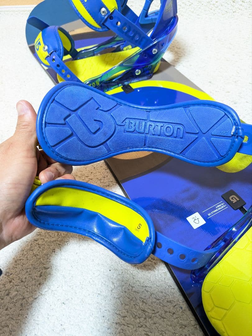 BURTON×BURTON 良品！子供用スノーボード2点セット