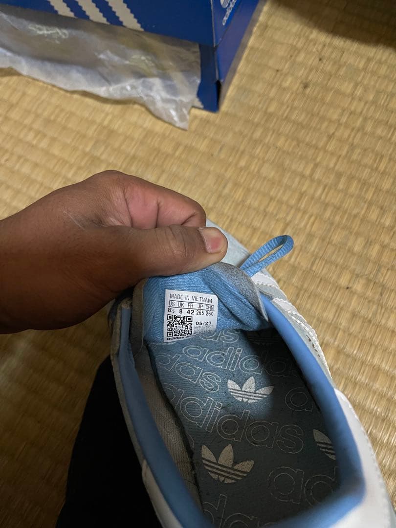シューズ adidas Spezial Ice blue