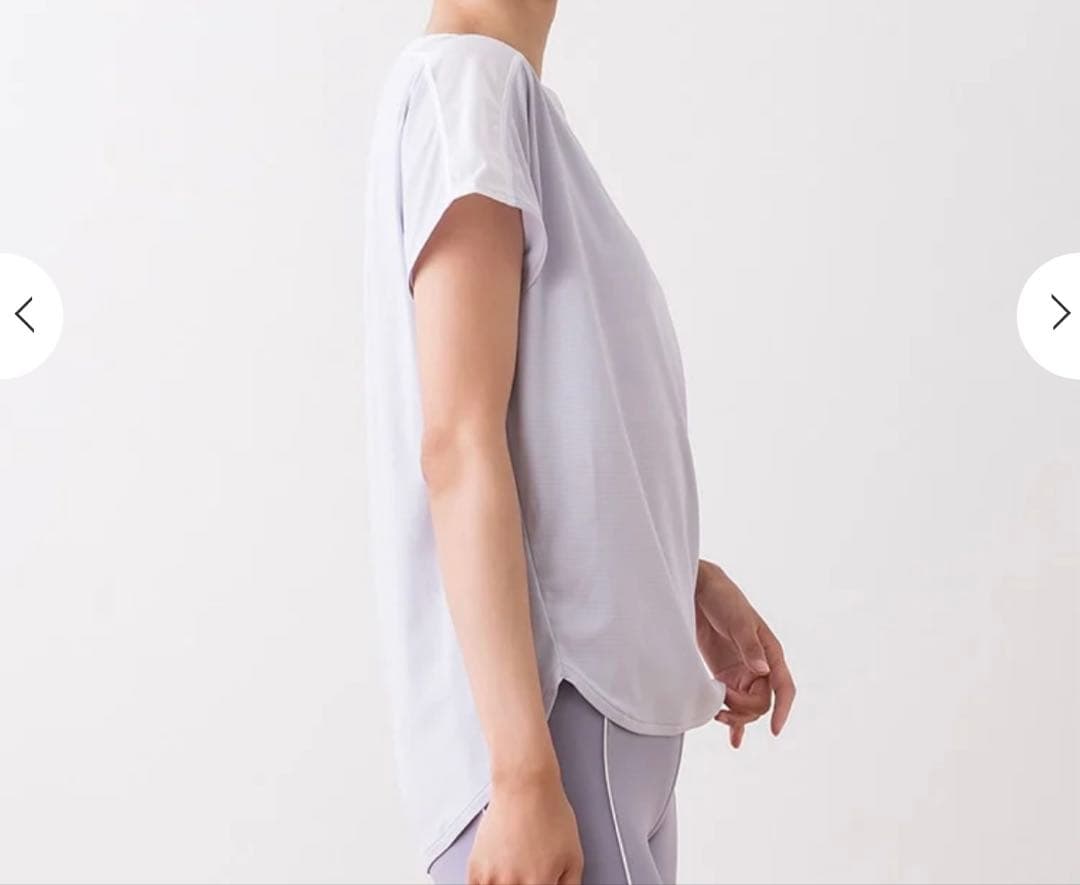 【新品未開封】lava SUKALA アクティブシアーカラーロップドTee