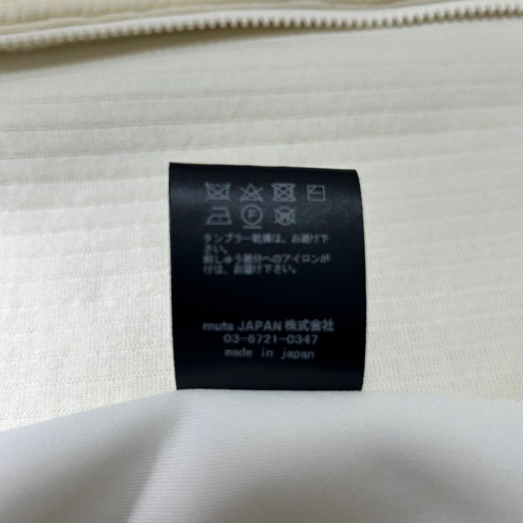 【未使用】muta marine GOLF ストライプキルトムーバブルブルゾン