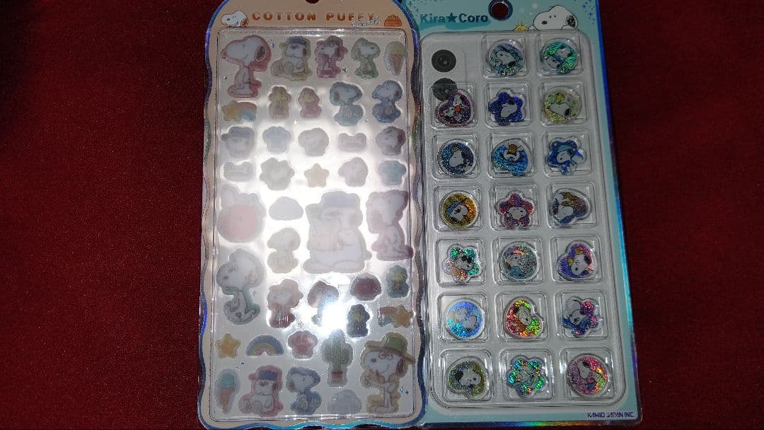 国内正規品 ボンボンドロップシール ちいかわ スヌーピー おはじき