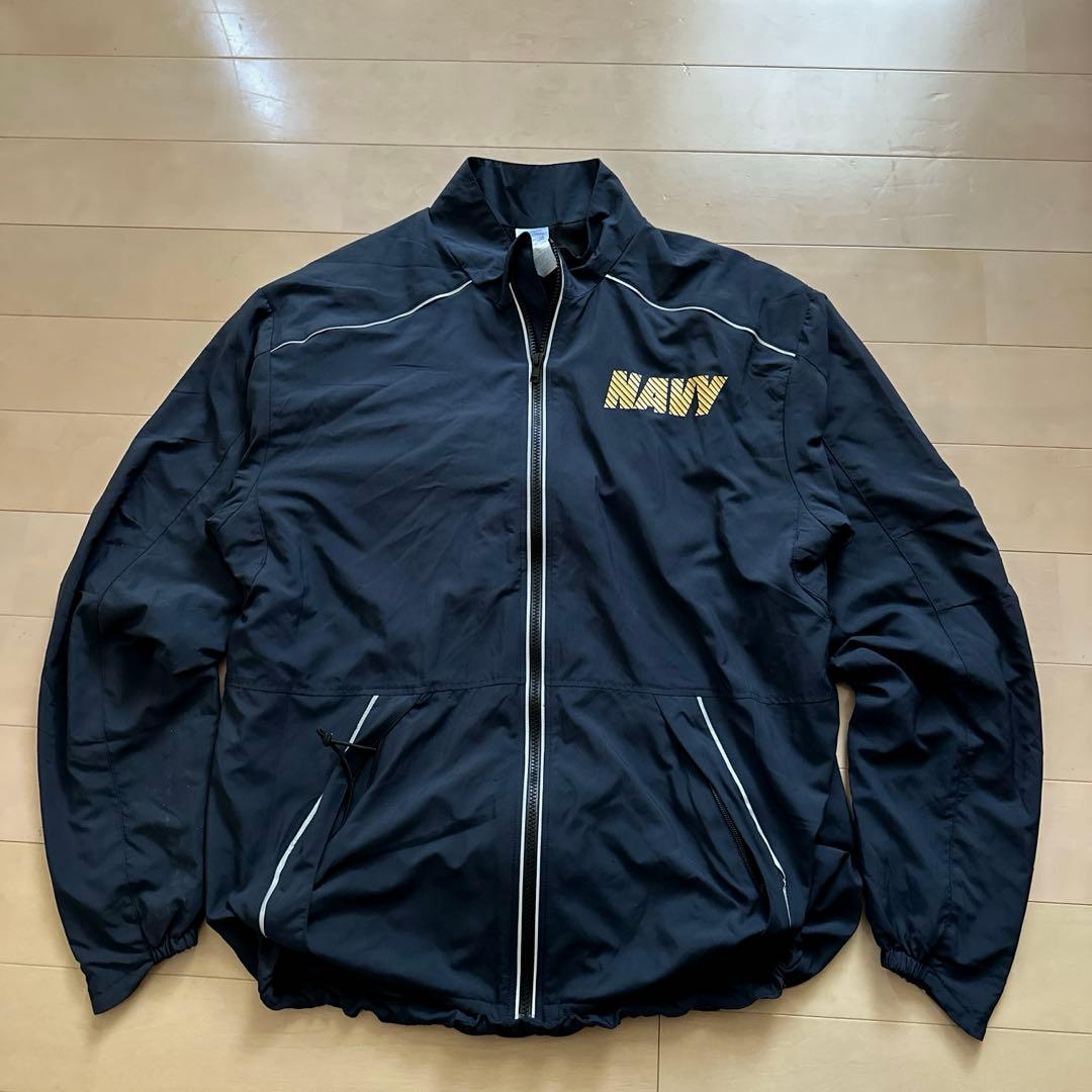 極美品！米軍US NAVY Physical Fitnessランニングジャケット