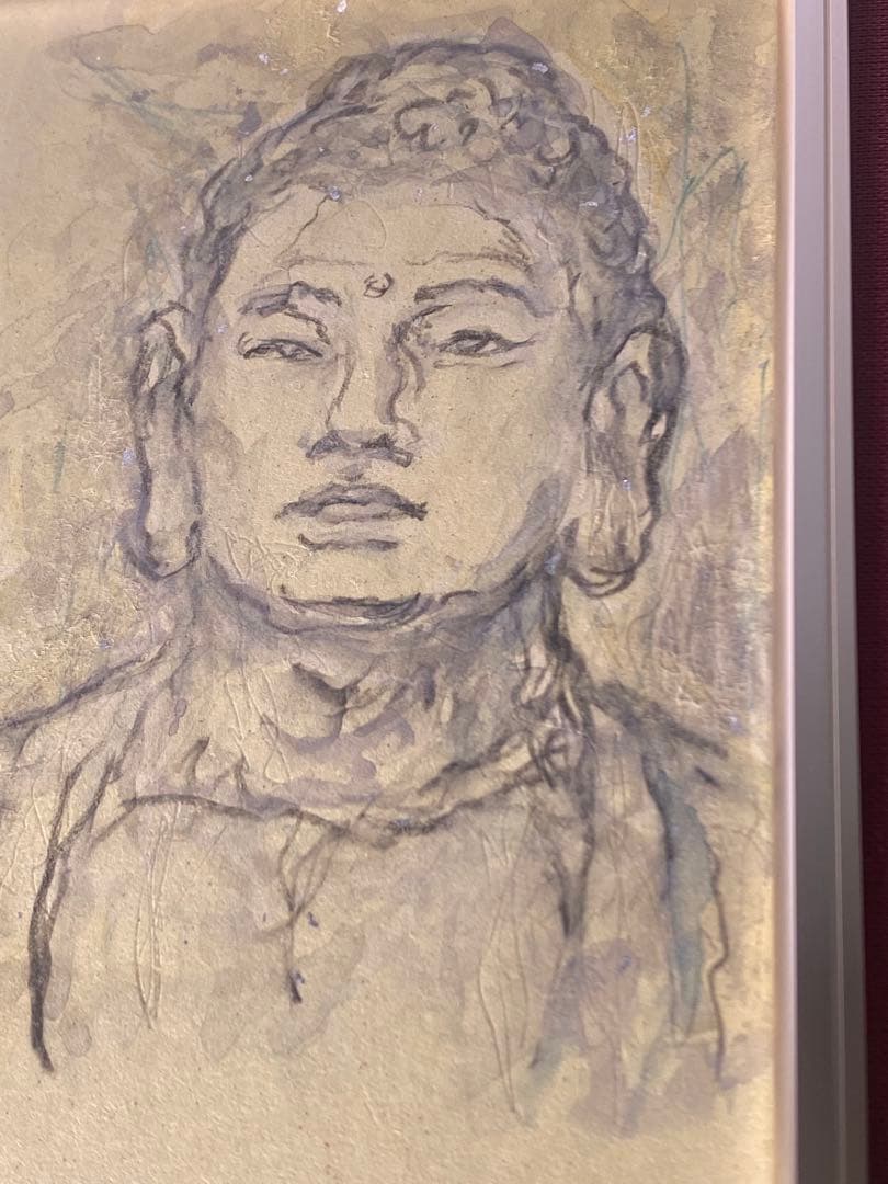 2881❣️近藤　大理　　絵画　　飛天風に乗る