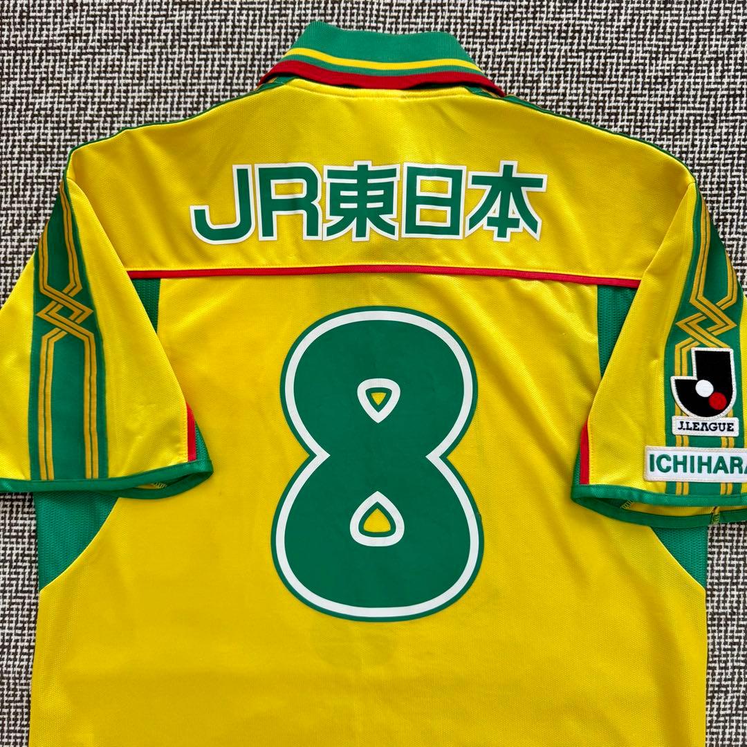 【胸スポンサー入り】長谷部茂利 ＃８ ジェフ市原 ２００１（H）