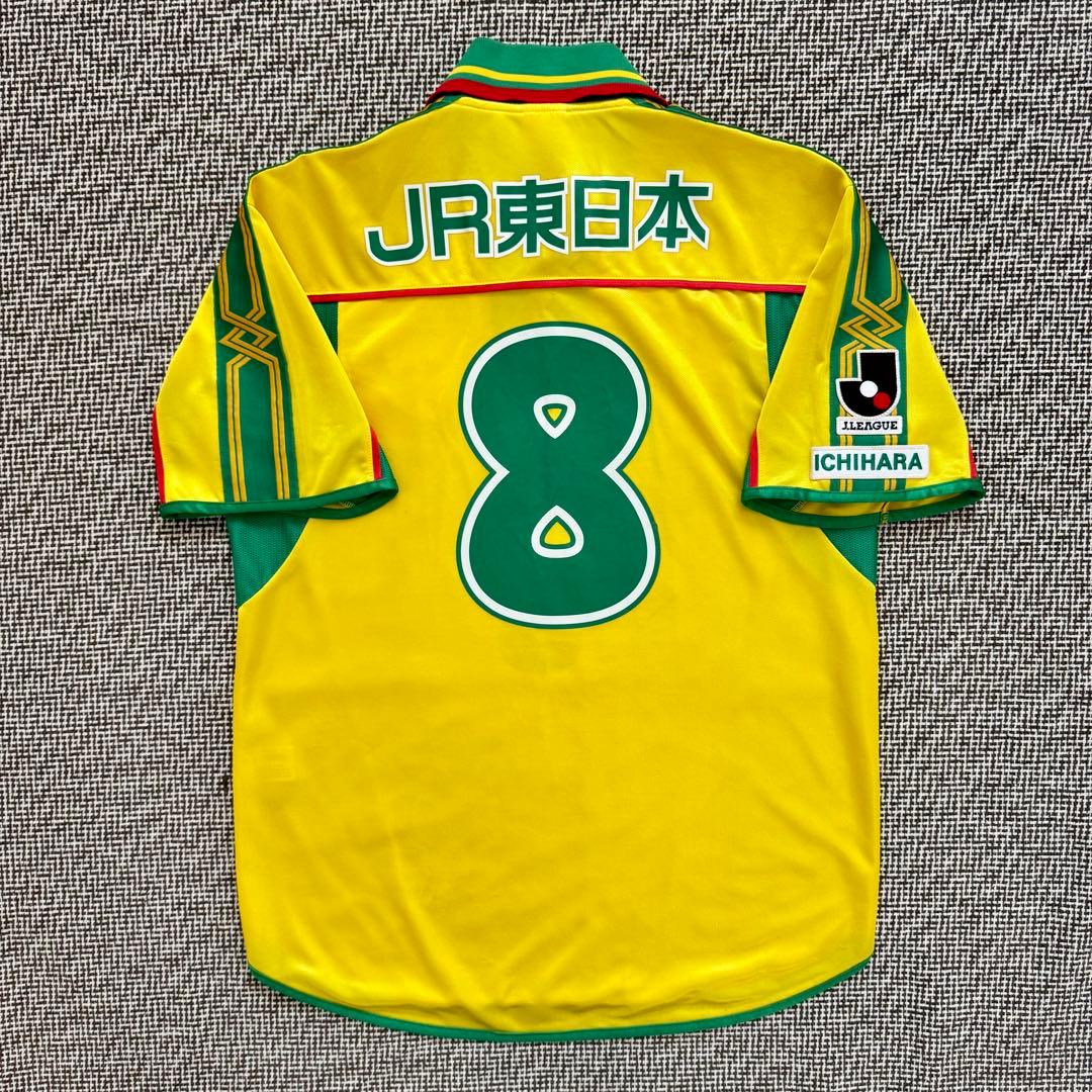 【胸スポンサー入り】長谷部茂利 ＃８ ジェフ市原 ２００１（H）