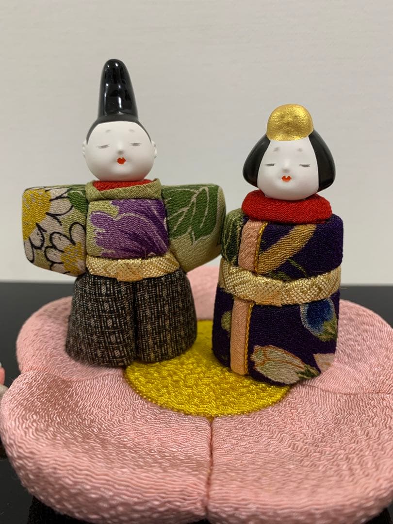 手のひらサイズの雛人形★木目込み人形★ひなまつり　ひな人形