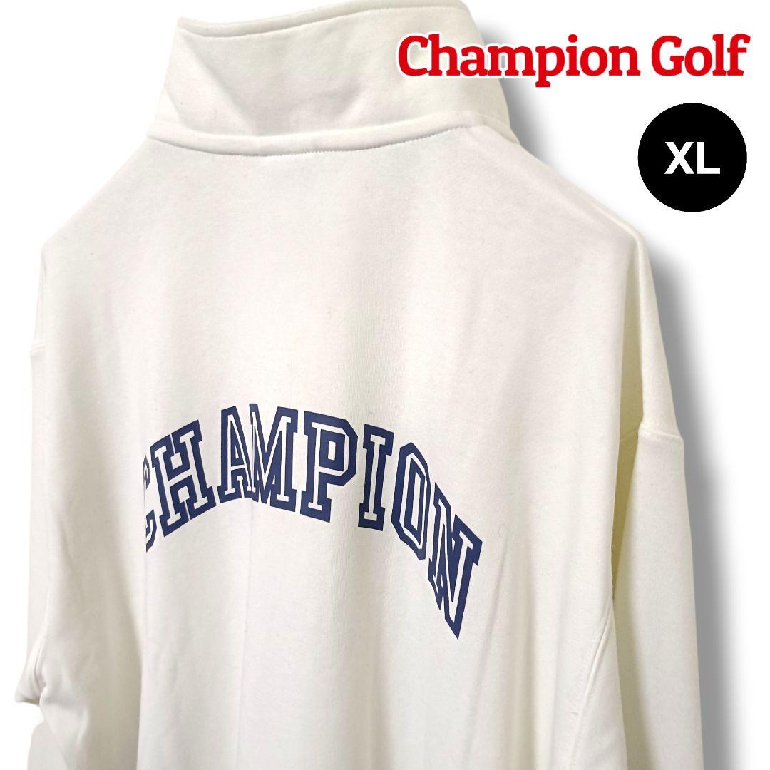 【春のスウェット】チャンピオンゴルフ ハーフジップスウェット XL メンズゴルフ