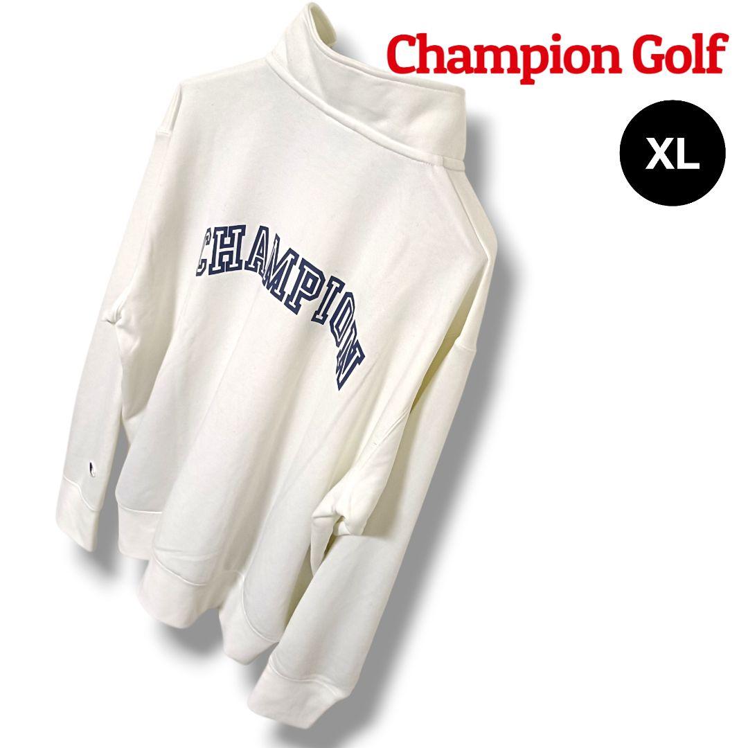 【春のスウェット】チャンピオンゴルフ ハーフジップスウェット XL メンズゴルフ