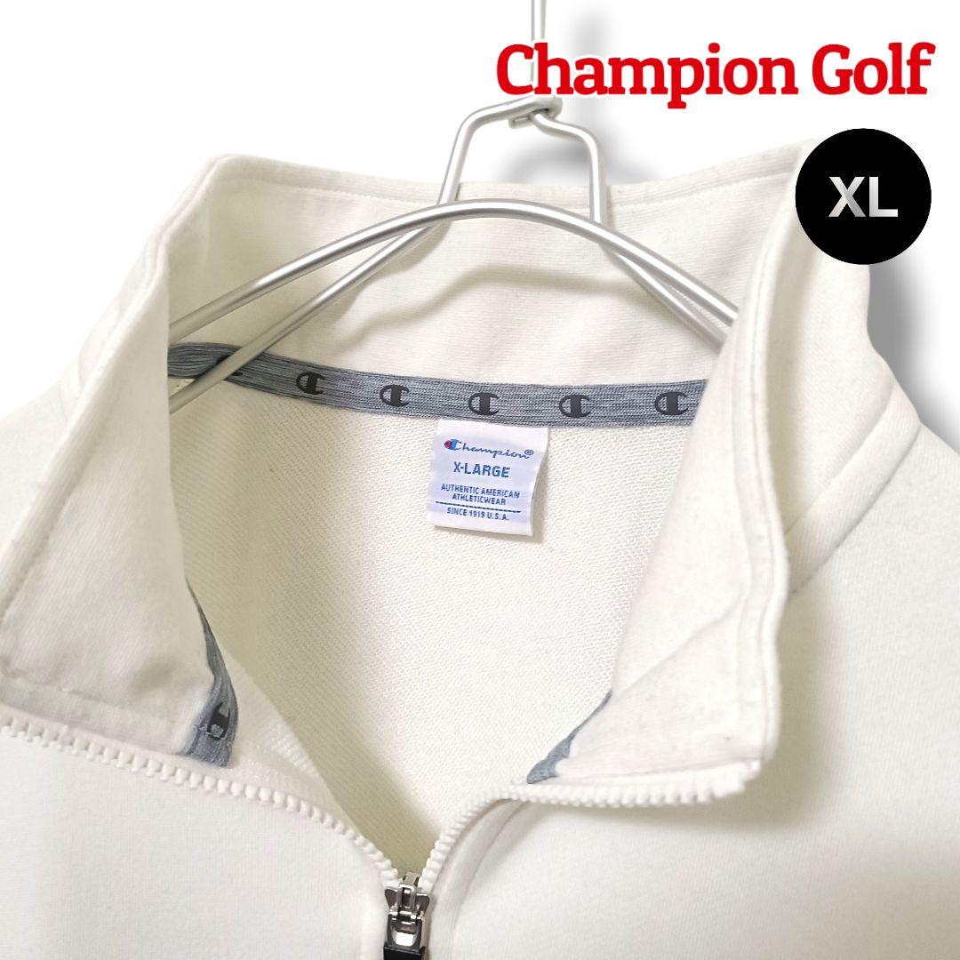 【春のスウェット】チャンピオンゴルフ ハーフジップスウェット XL メンズゴルフ