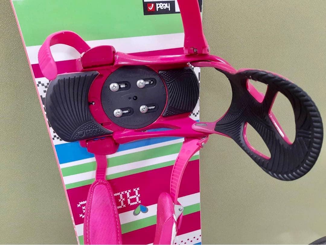 HEAD　スノーボード　ビンディング セット　ローズ　142cm　ヘッド