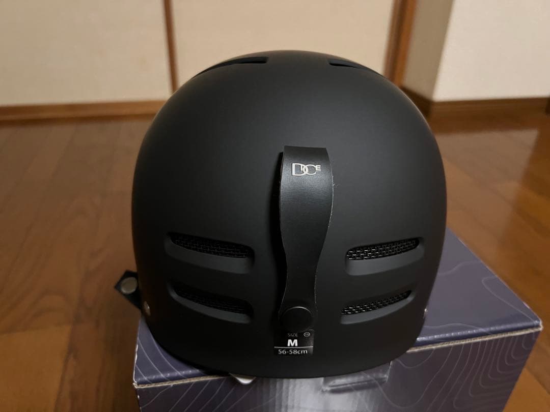 ダイス　ヘルメット　Mサイズ マットブラック　D5 耳当てなし　新品未使用