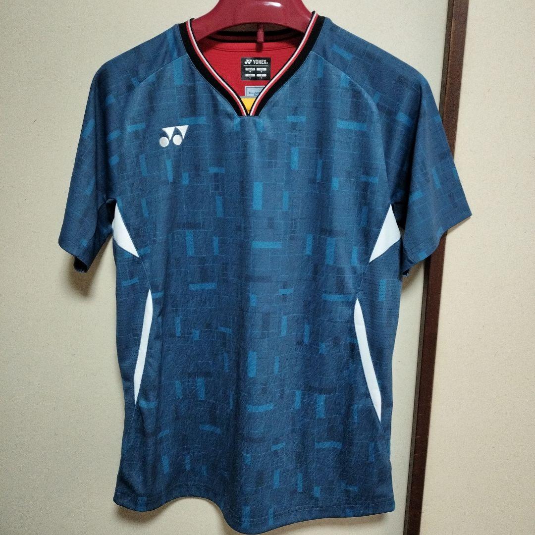 YONEX バドミントンシャツ Lサイズ ダークブルー新品