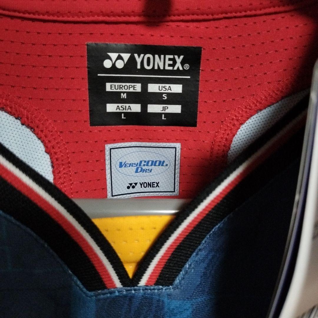 YONEX バドミントンシャツ Lサイズ ダークブルー新品