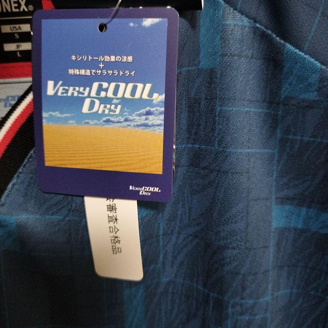 YONEX バドミントンシャツ Lサイズ ダークブルー新品